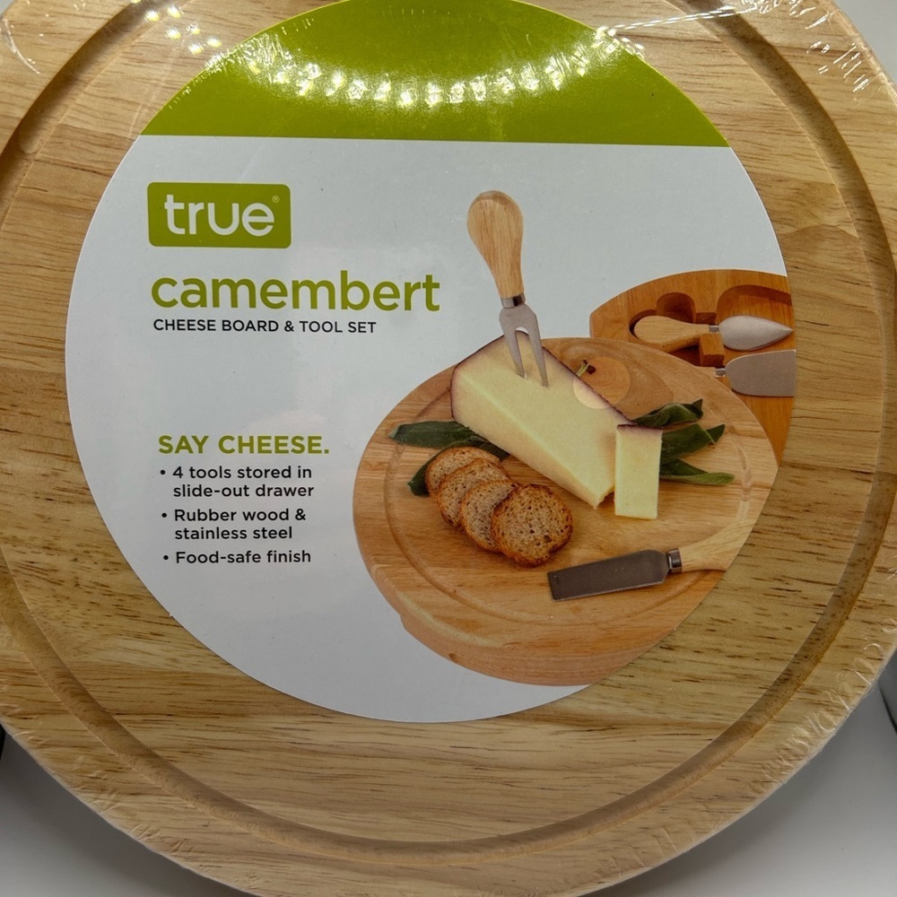 🧀 NEW Camembert Cheese Board & Tool Set